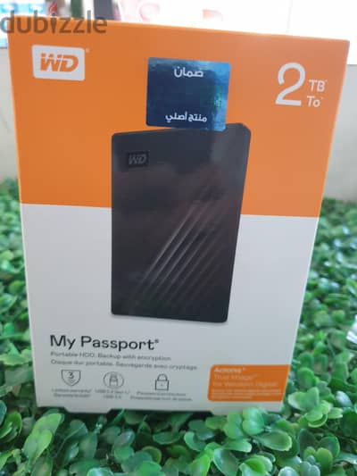 هارد خارجي ويسترن ديجيتال 2 تيرا my passport