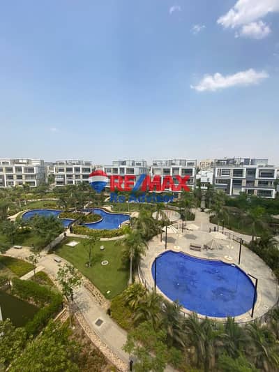 Furnished rooftop apartment for rent in One 16 Beverly Hills Compound, Sodic, Sheikh Zayed.