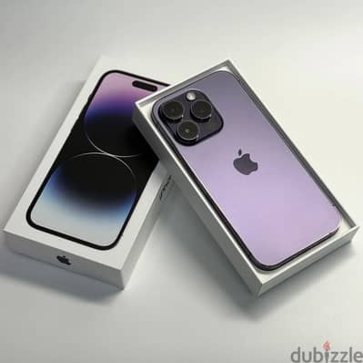 iPhone 14 Pro 256 GB With Box وتربروف معفي من الضرايب