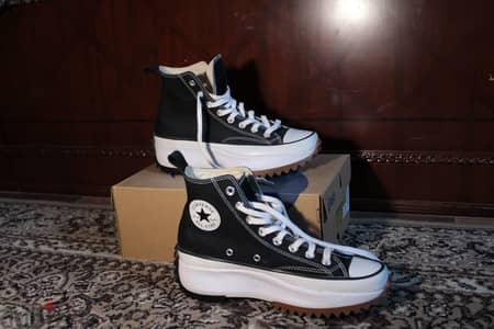 Converse Shoes: Converse Black Run Star Hike Trainers