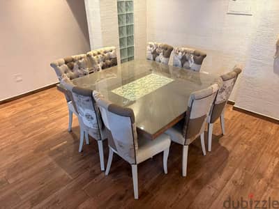 Dinning Table (8 chairs)