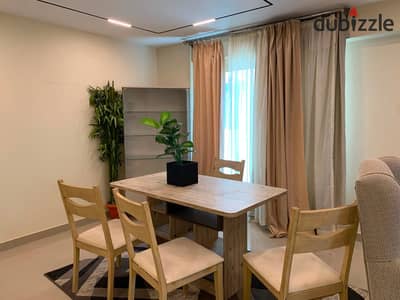 Modern 128sqm fully furnished apartment in Beverly Hills, Zayed. 2 bedrooms, great layout, ready to move in. Contact us now!