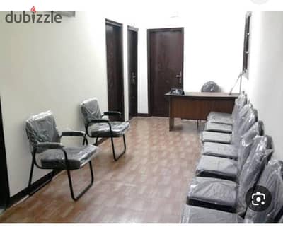 Administrative office for rent 80m in Al-Ibrahimiya directly on the tram for clinics and companies, modern tower