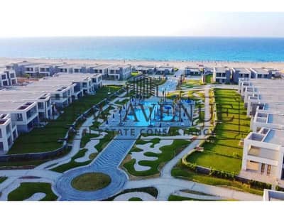 أقساط مرنة شاليه على لاجون بتشطيب كامل في لا فيستا رأس الحكمة الساحل الشمالى La Vista Ras El Hekma North Coast
