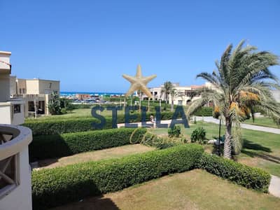Villa for Annual Rent Furnished  Equipped, in Stella Heights with Private Garden, Prime Location Near Beach, Pools