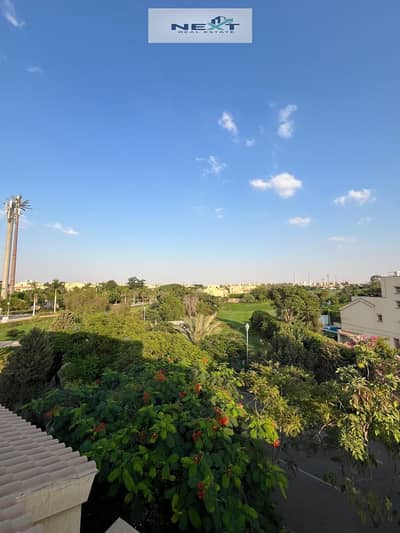 For rent in Madinaty, a new villa (615 sq m) with special finishes, a wide garden view, a private kitchen, very close to services, and minutes from th