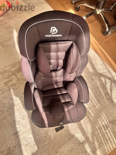 Popypapa car seat — like new. Used only a few times.
