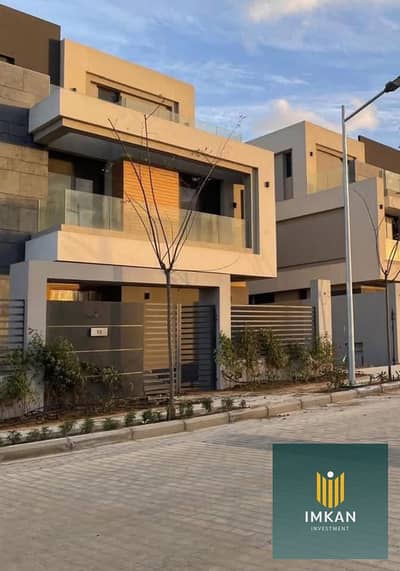 villa for sale water features view at lavista patio side compound new cairo