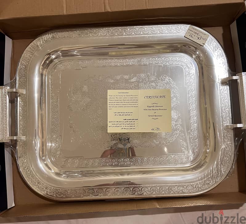 Kingsville silver plated tray 3