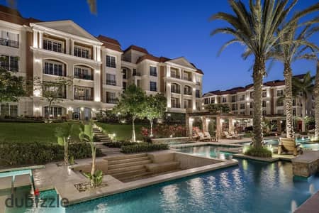 Apartment for sale in a prestigious compound, Regents Square, New Cairo, in the heart of Golden Square, Fifth Settlement, directly on 90th Street