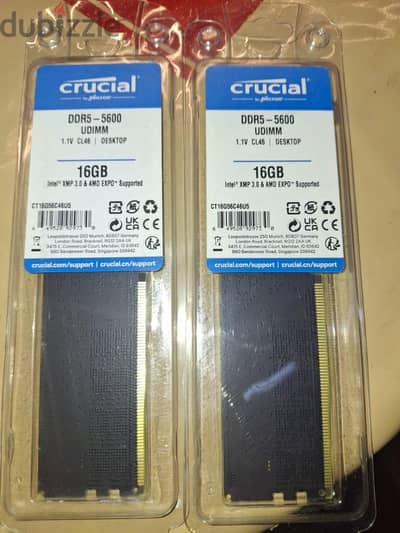 Crucial 16g Ram