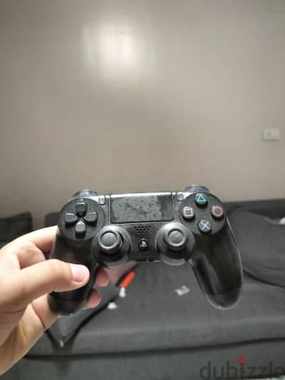 PS4 Slim مهكر جاهز للألعاب + ذراع أصلي + أحدث الألعاب 2025/2026