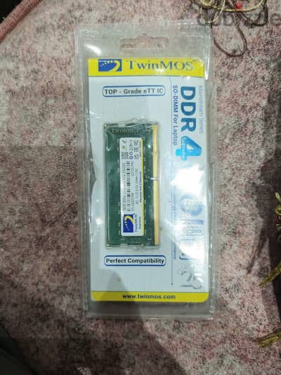 TwinMOS 16GB DDR4 3200MHz RAM للابتوب – جديدة لم تُستخدم