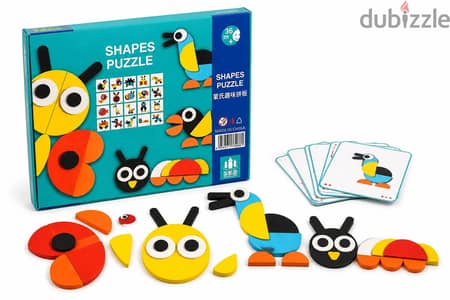  لعبة البازل الذكي - Shapes Puzzle - تعليمية للأطفال 3+ سنوات 