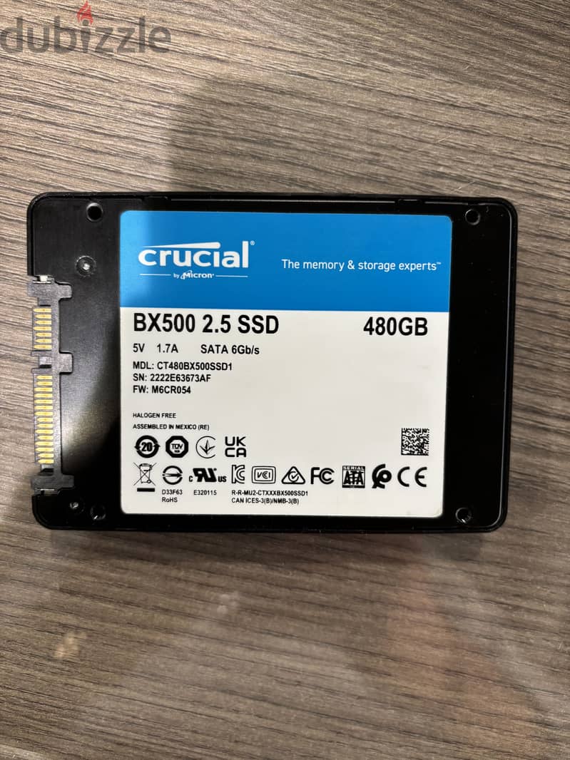 HARD SSD  480 GB 1