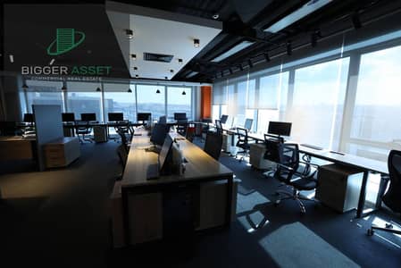 Fitted Office |480Sqm| For Rent |Open Space |S 90