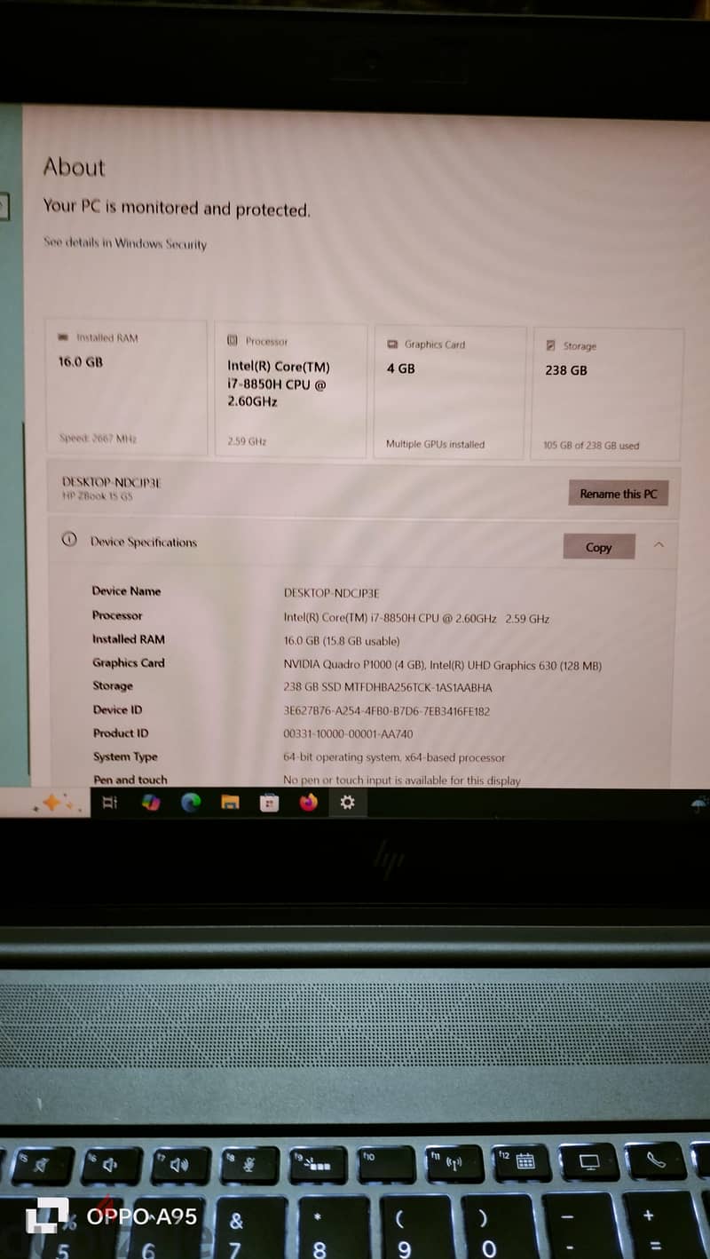 hd Z book Cor i7 G5 2