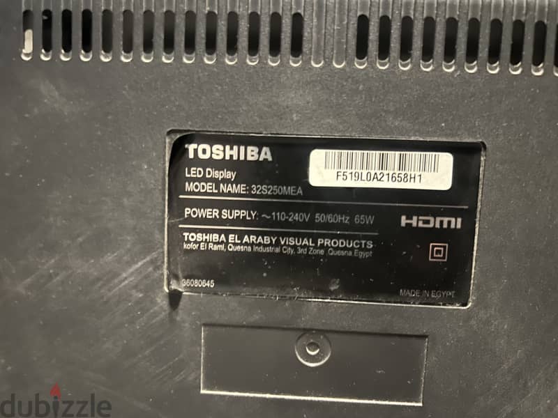 Toshiba 32 inch 1