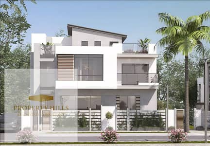 Villa Town Corner with a garden of 343 meters, featuring a distinctive landscape view at T-Pearl, basin 1 on Dahshour Connection