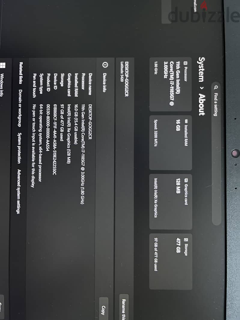 Dell latitude 5420 1