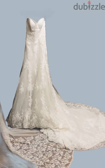 Wedding dress mermaid style فستان فرح شكل ميرميد