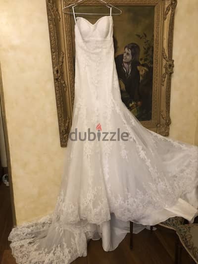 Wedding dress mermaid style فستان فرح شكل ميرميد