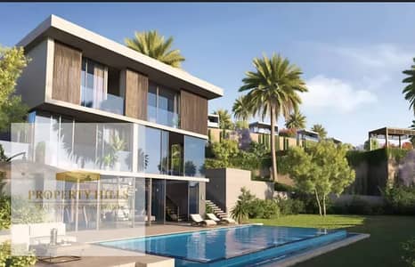 فيلا تاون كورنر شامله روف 78 متر فيو لاندسكيب مميز في Villagio بجوار نادي الجزيره و بالم هيلز