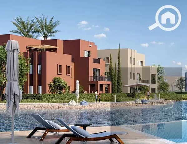شاليه 2 غرف للبيع في مكادي هايتس، الغردقة | بجاردن | متشطب بالكامل