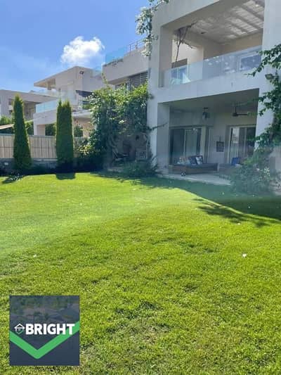 ااقل جونيور شاليه ارضي متشطب في هايسندا وايت - اكبر جنينه - احلي تشطيب - استلام فوري - بالمطبخ و الاجهزه