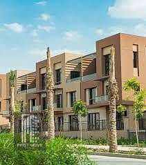 Apartment for sale ground floor in Garden in District 5 on the Katameya Sokhna Road next to the club house
