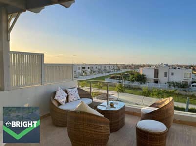 شاليه رووف في هاسيندا وايت 4 نوم ماستر يري البحر مفروش بالكامل بااقل سعر في الماركت - استلام فوري- 180 متر