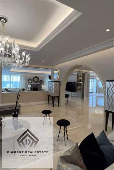 Duplex Ready to move 5Bed at Special price first row on largest lagoon in New Capital Over longest payment period in Lumia R7