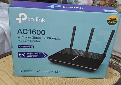 مودم راوتر TPlink VR600 -V2  مستعمل بحالة ممتازة