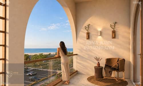 Studio for sale in Majawish (Qura Road) | Direct view of the swimming pool