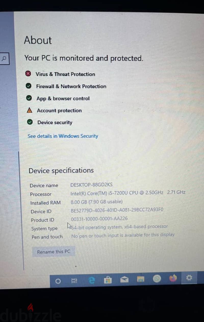 Laptob hp core i5 3