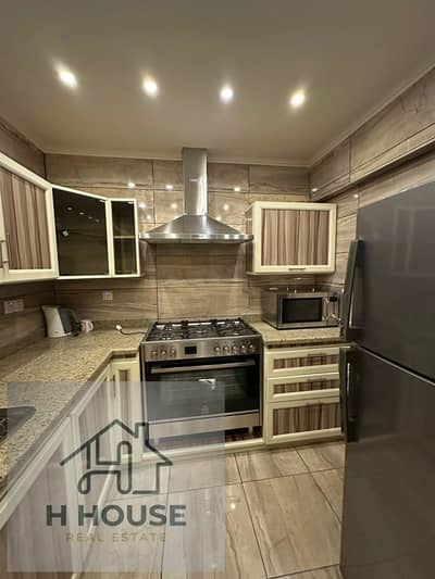 Furnished apartment for rent in Al Rehab   131 sq m  3 bedrooms  2 bathrooms  Very close to Avenue Mall  First floor  Brand new and never been lived i