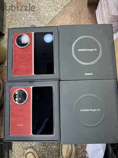 Honor Magic V6 dual sim 512/16G Red جديد