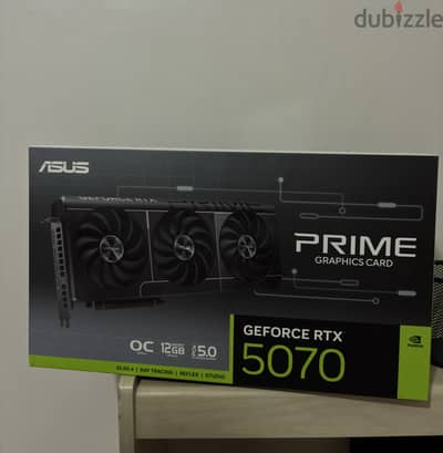 Asus prime RTX 5070 12GB  زيرووو