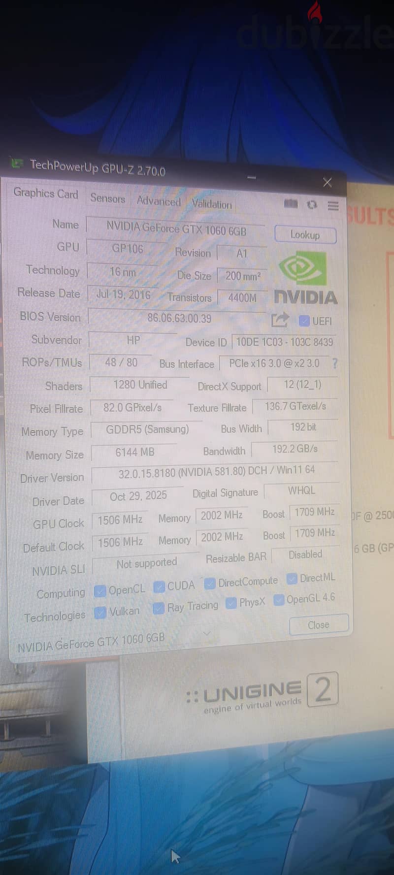 gtx 1060 6g 1