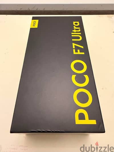 Poco F7 Ultra - 512GB/16GB … مدفوع الضريبة - كسر الزيرو كالجديد تماماً
