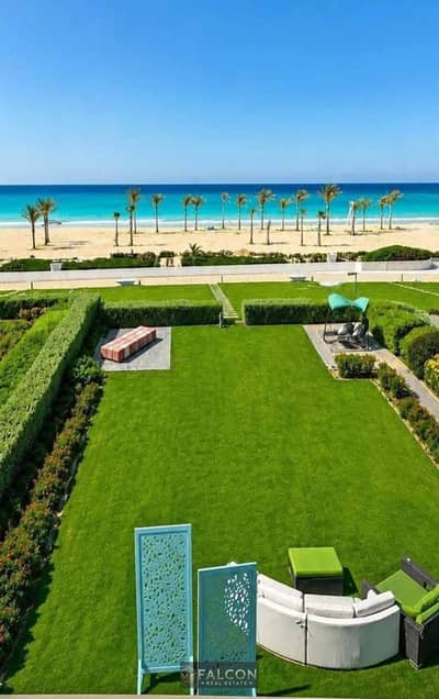 Fully finished chalet for sale, first row on the sea, lagoon in Makadi Heights - Red Sea, near El Gouna city, with a discount.