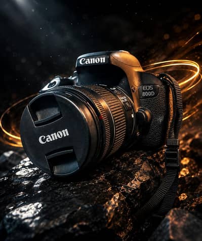 Canon 800D  + Lens 18 - 55