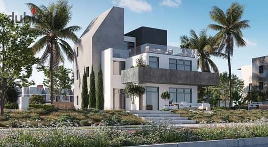 A finished villa at a bargain price, ready for delivery soon, next to SODIC The States in the Rivers compound.