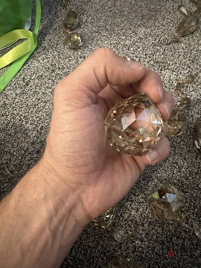 كريستال عصفور للنجف متنوع الاحجام
