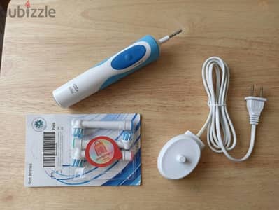 فرشاة أورال بي ألماني أصلية Oral-B + شاحن وغيارات جديدة