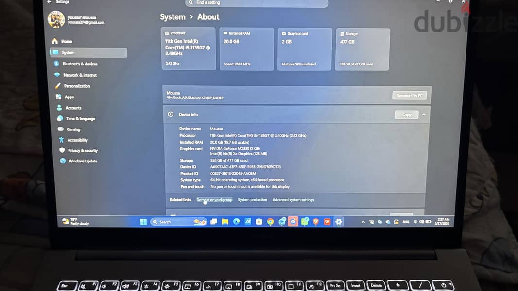 Asus vivobook 15 3