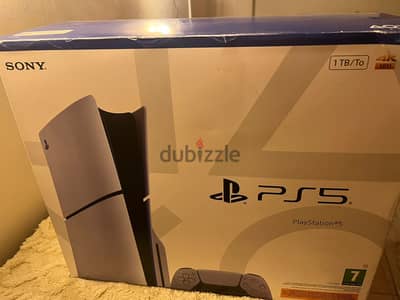 Playstation 5 slim Cd جديد كرتونه متبرشمه