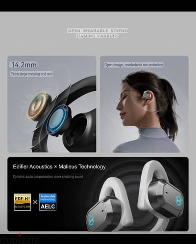 Gaming ear-hook Bluetooth headphones