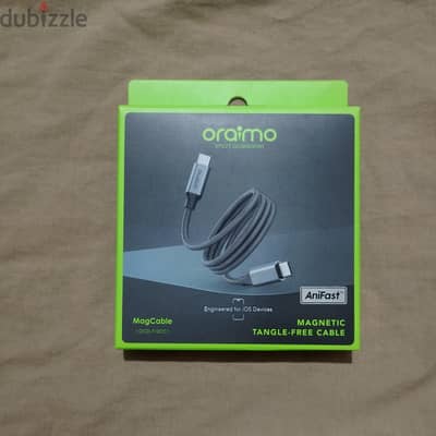 Oraimo magnetic cable type C to type C 60W (designed for ios devices)