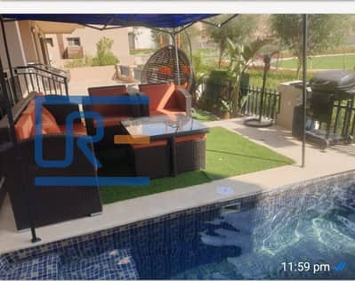 ground apartment for Sale in Taj City – Park Residence with private pool